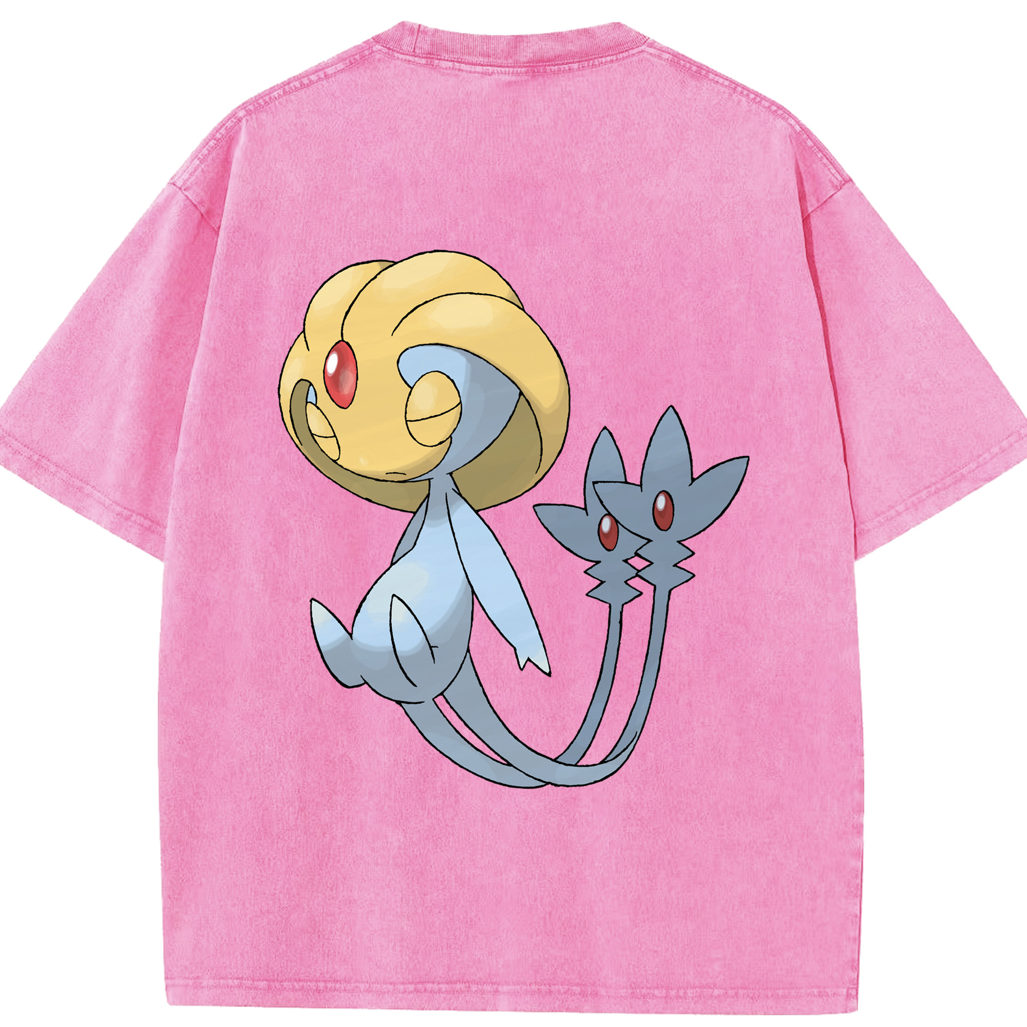 （画像用） ポケットモンスター Pokémon 綿100% ヴィンテージ風 半袖Tシャツ（背面プリント）